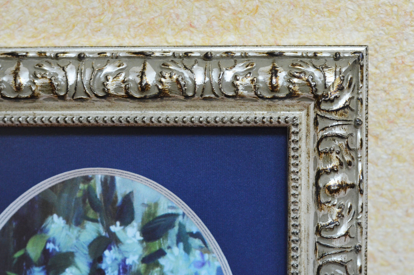 Antique Wood Picture Frame Gold and Silver. Width 1.3" x Height 0.8".