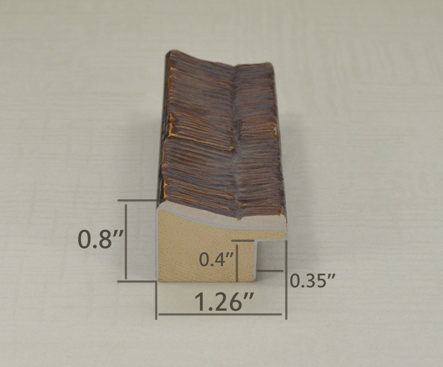 Photo Wooden Frame of unusual relief for home interior, 1,26 дюйма и высоту 0,8 дюйма. SMALL FRAME SIZES.