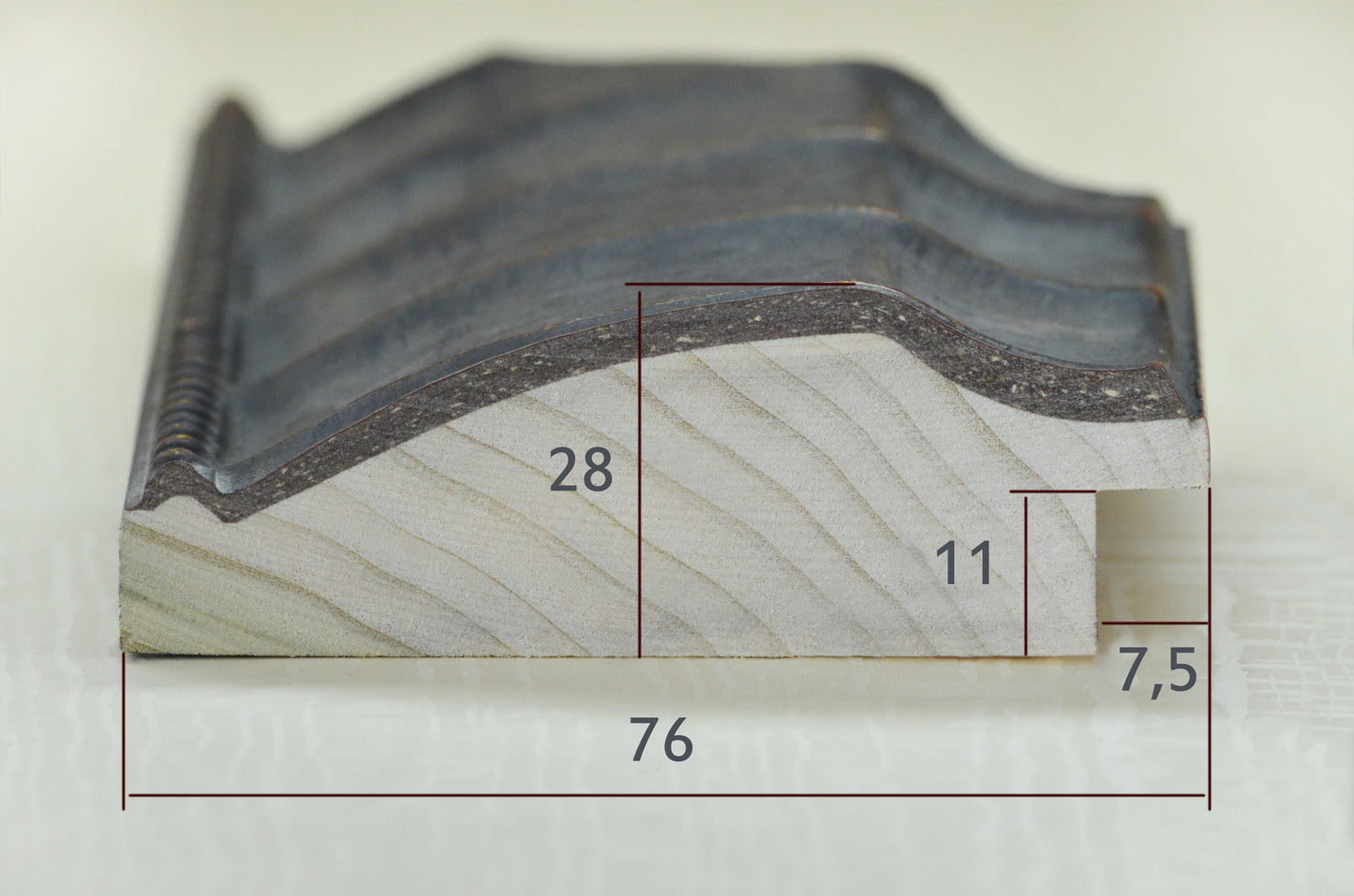 Unusual Picture Frame Turtle. Wood Frame Brown and Dark Brown. Width 3" x Height 1.1".