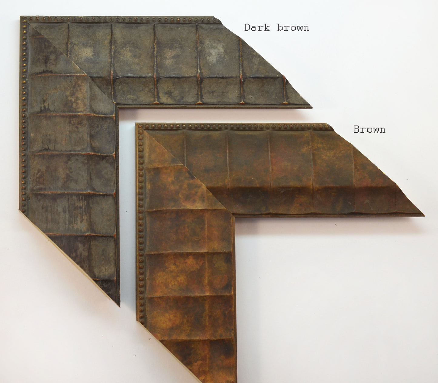 Unusual Picture Frame Turtle. Wood Frame Brown and Dark Brown. Width 3" x Height 1.1".