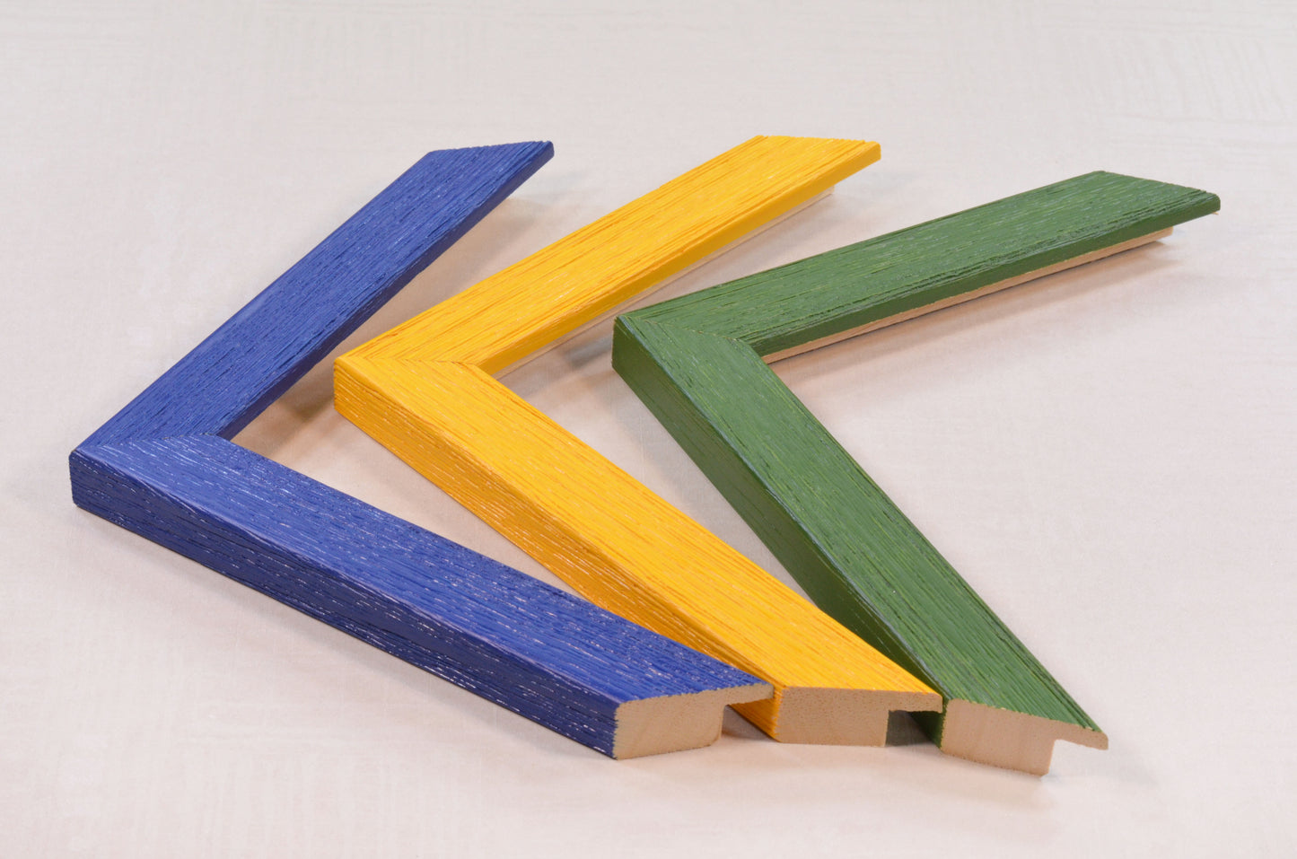 Colorful Stylish Picture Wood Frames. Width 0.75" x Height 0.55".