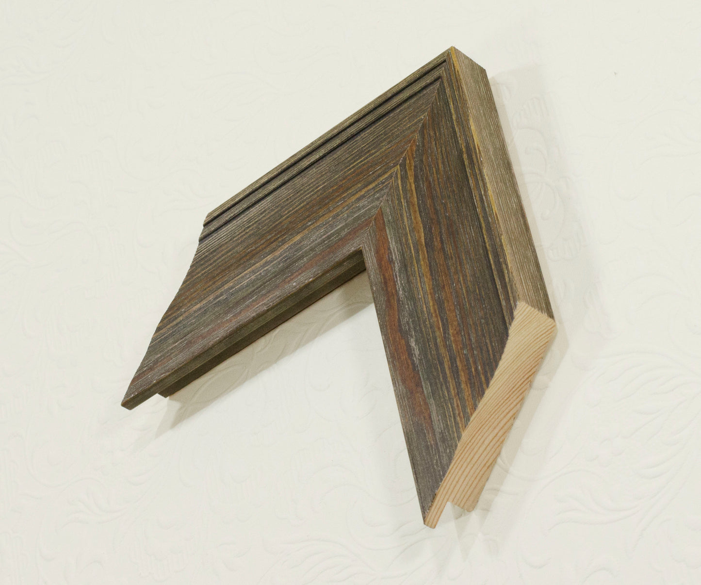 Rustic Distressed Wood Picture Frame 2.1" Wide x 0.8" High.