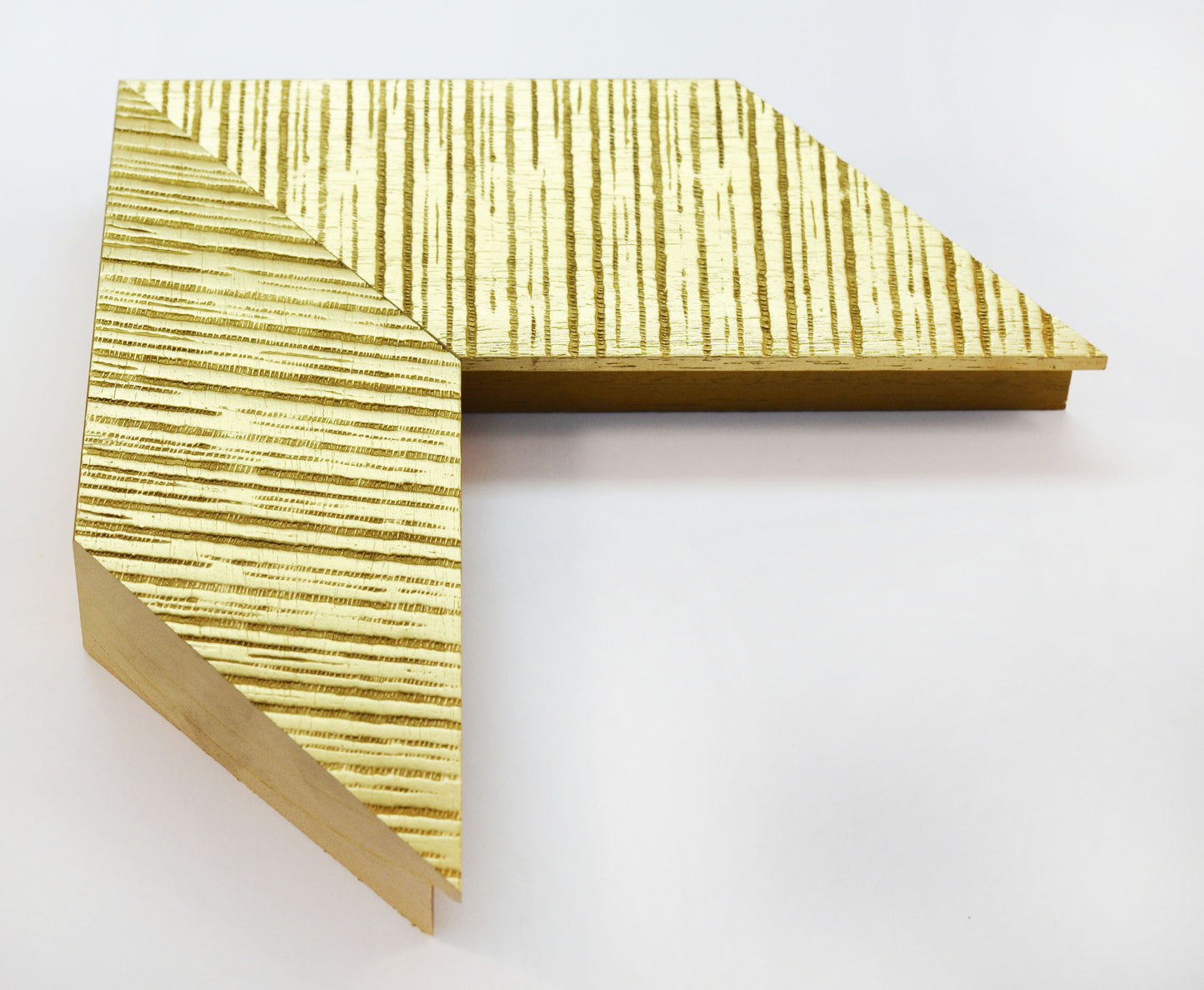 Solid Wood Picture Frame Gold and Silver. Width 3.5" x Height 1.6".