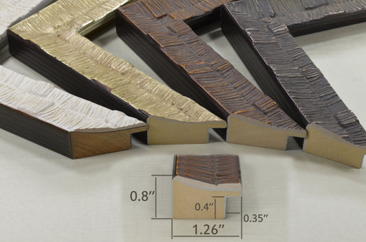 Photo Wooden Frame of unusual relief for home interior, 1,26 дюйма и высоту 0,8 дюйма. SMALL FRAME SIZES.